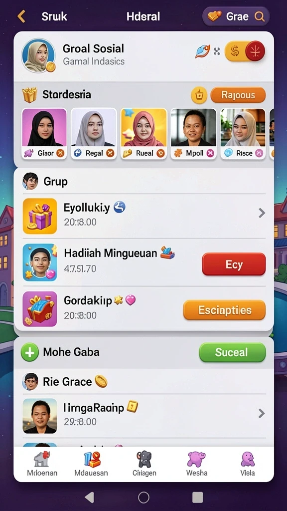 Tampilan level baru yang menantang dan menarik.
