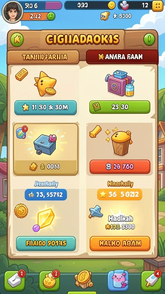 Visual dunia dalam game yang menakjubkan.