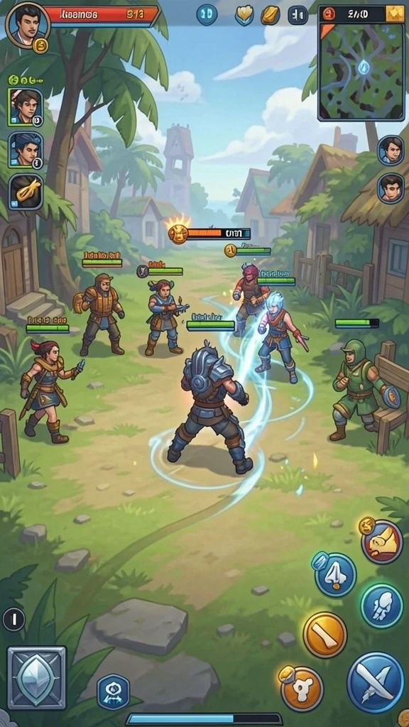 Moment gameplay yang mendebarkan dan seru.
