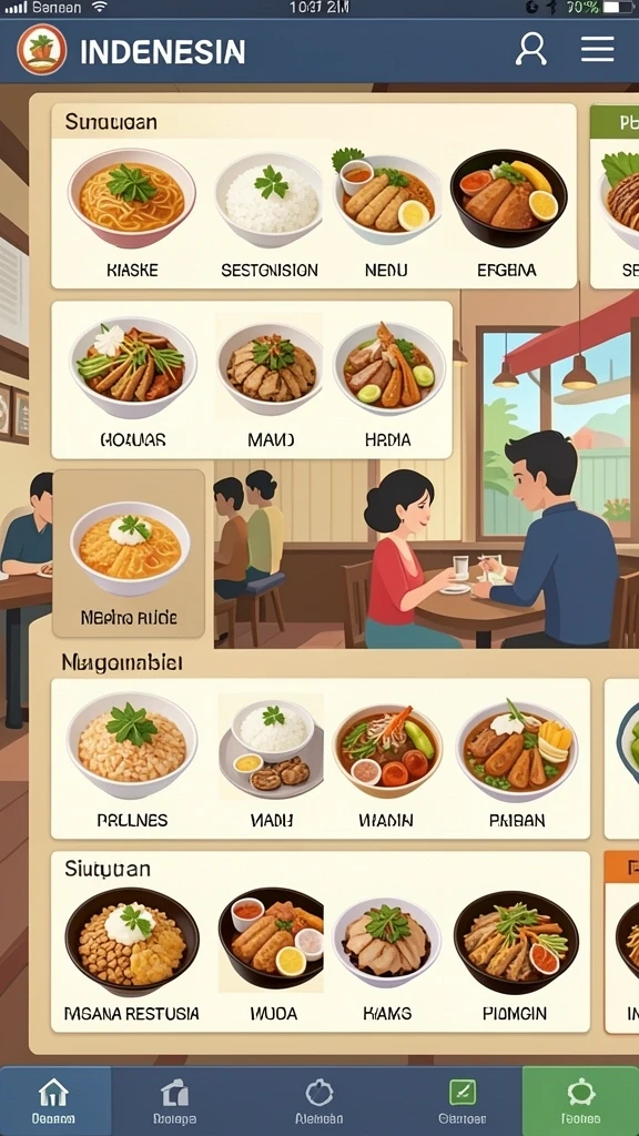 Karakter unik yang bisa dipilih pemain.