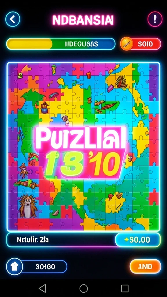 Pemandangan tempat pemindaian kode QR yang penuh warna.