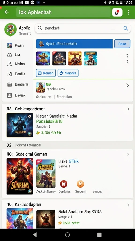 Fitur chat yang mendukung interaksi antar pemain.