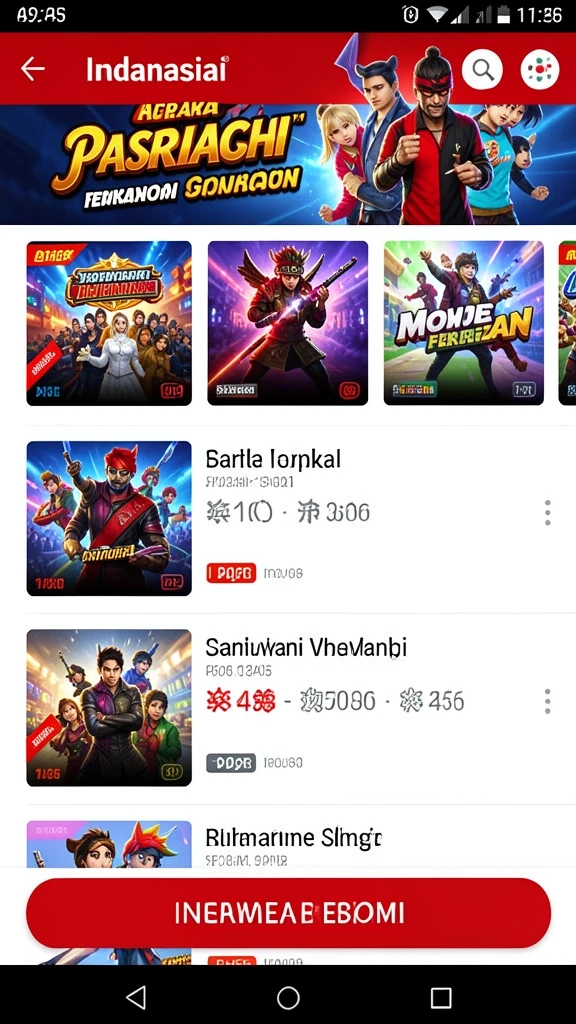 Tampilan level awal yang menawan dan penuh warna.
