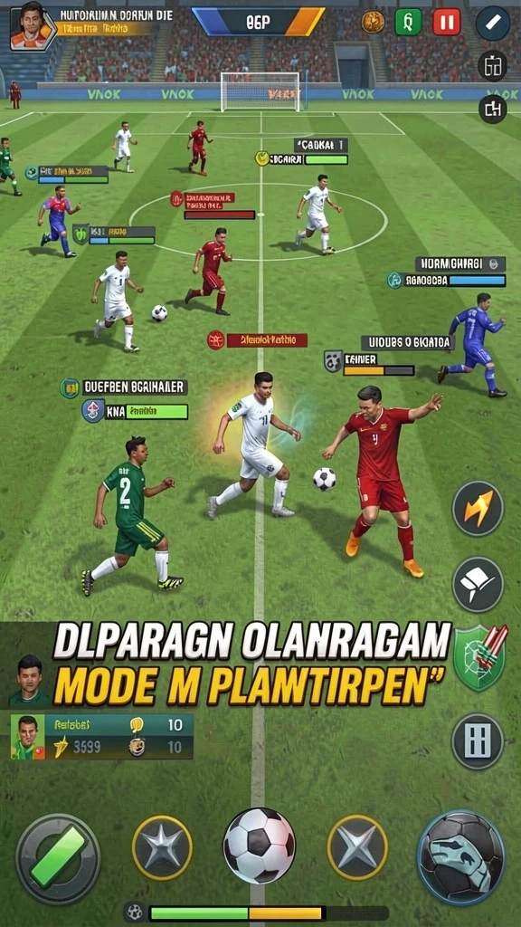 Screenshot 2: Pertarungan epik melawan monster kuat.