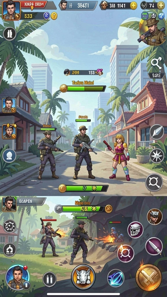 Tampilan antarmuka yang menarik dan modern.