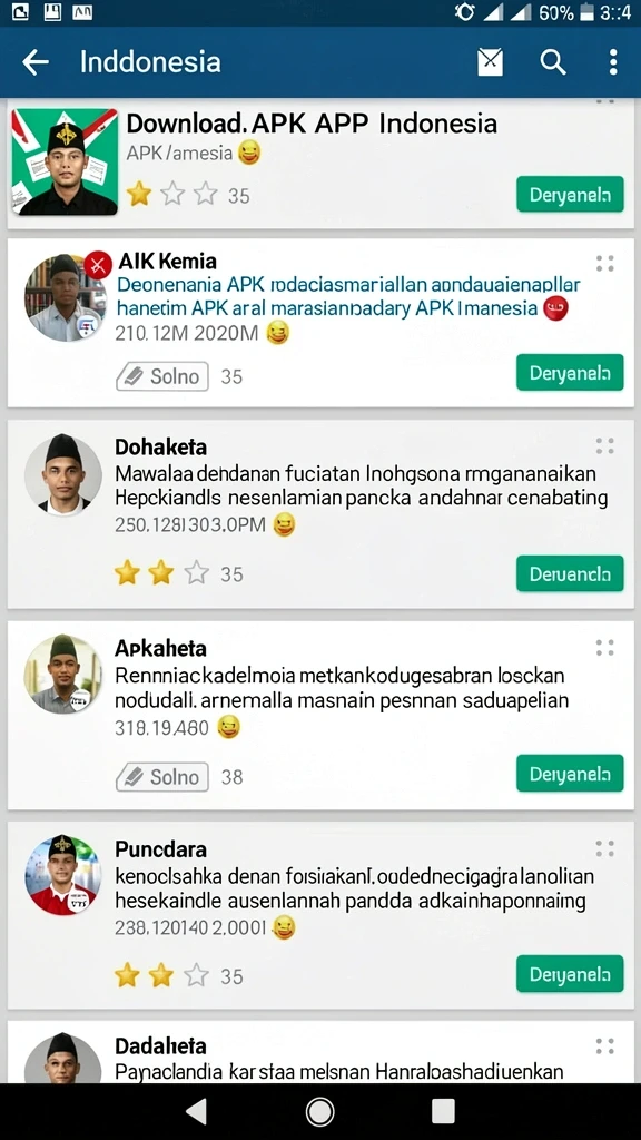Kompetisi antar pemain yang seru.