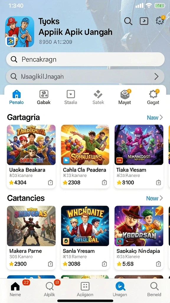 Tampilan antarmuka utama COLOKTOTO yang menarik.