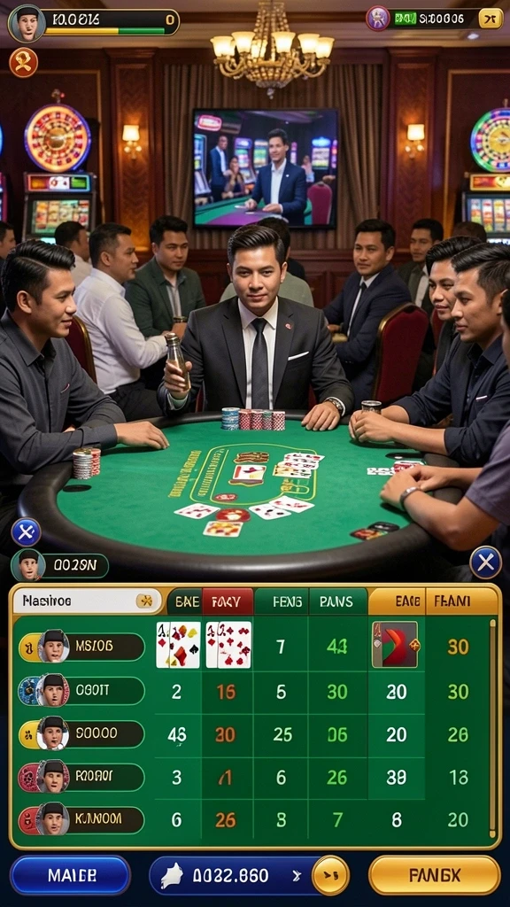 Tangkapan layar menunjukkan antarmuka pengguna yang menarik dan interaktif.