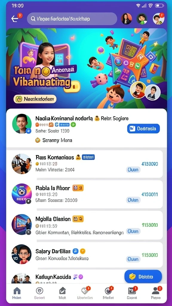 Karakter-karakter unik dengan kemampuan berbeda.