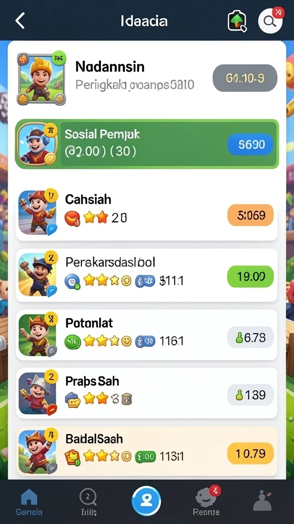 Gameplay seru dengan banyak karakter yang dapat dipilih.