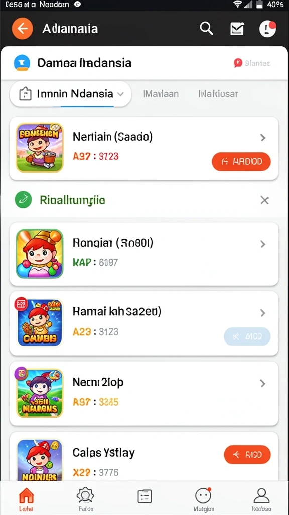 Tampilan antarmuka yang menarik dan mudah digunakan.