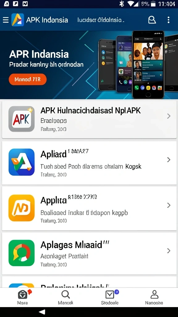 Screenshot menunjukkan antarmuka yang menarik dan mudah dipahami.