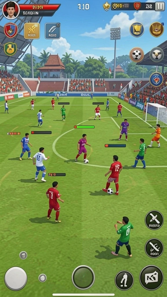 Tangkapan layar menunjukkan karakter utama dalam petualangan.