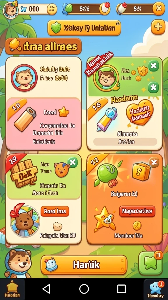Sistem misi yang bervariasi dan menantang.
