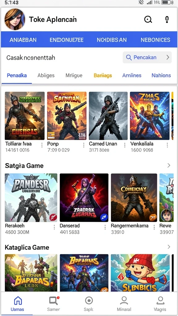 Fitur multiplayer yang memungkinkan bersaing dengan pemain lain.
