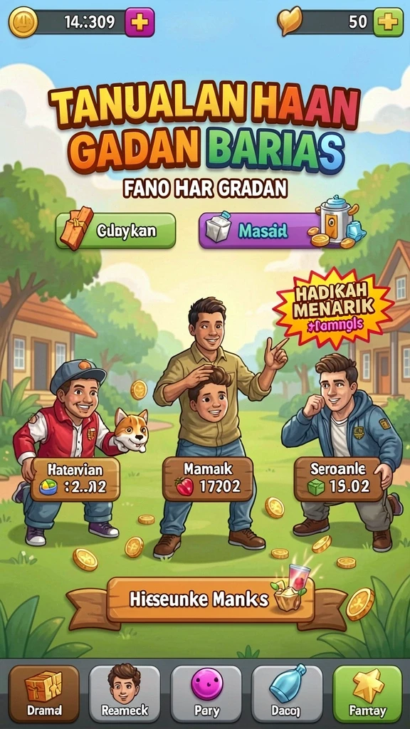 Karakter unik dengan skill yang berbeda-beda.