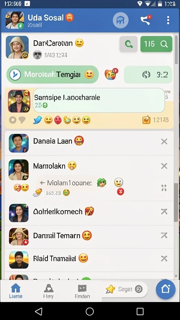Momen seru saat bersaing dengan teman di multiplayer.