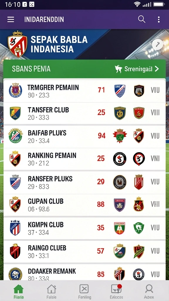 Tampilan antarmuka yang user-friendly dan mudah dipahami.