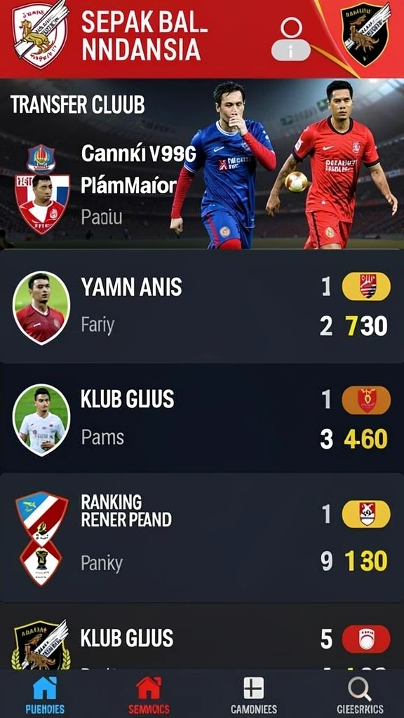 Tampilan antarmuka yang user-friendly dan menarik.