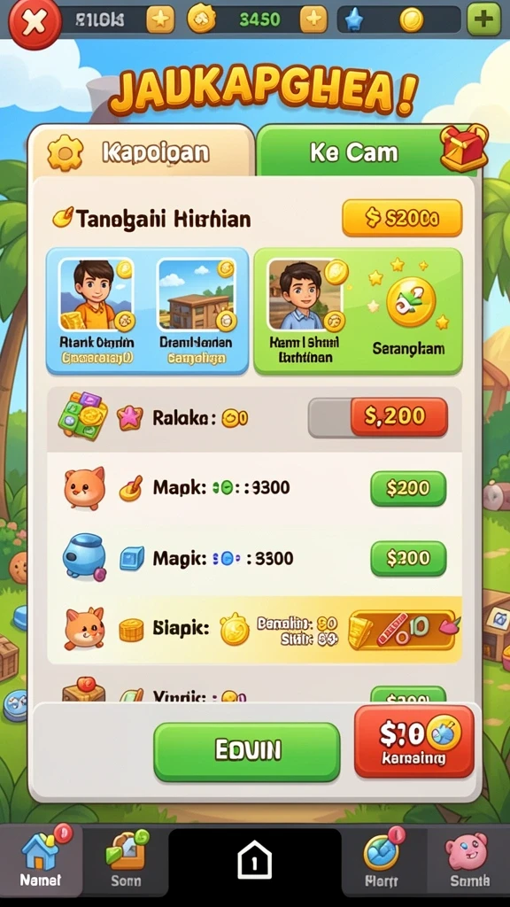 Ilustrasi momen seru saat beraksi dalam gameplay.