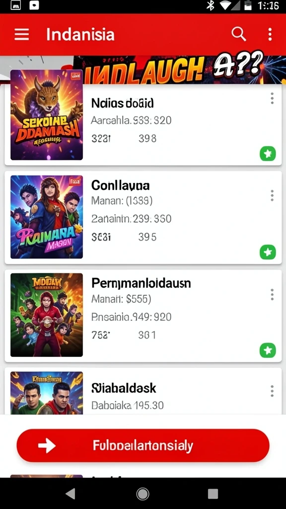 Tampilan menarik dari mesin slot klasik.