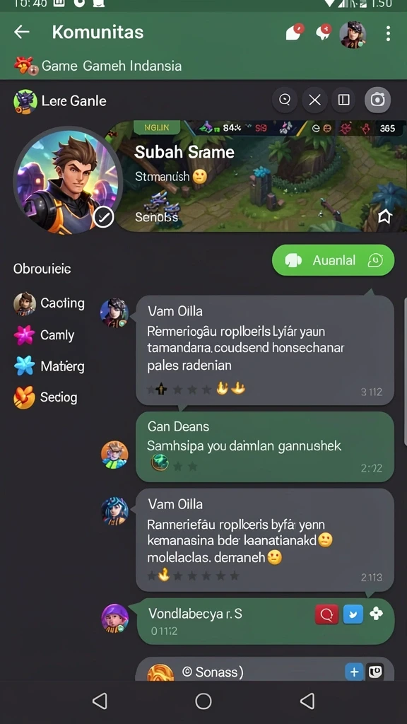 Gambaran grafis dunia petualangan yang memukau.