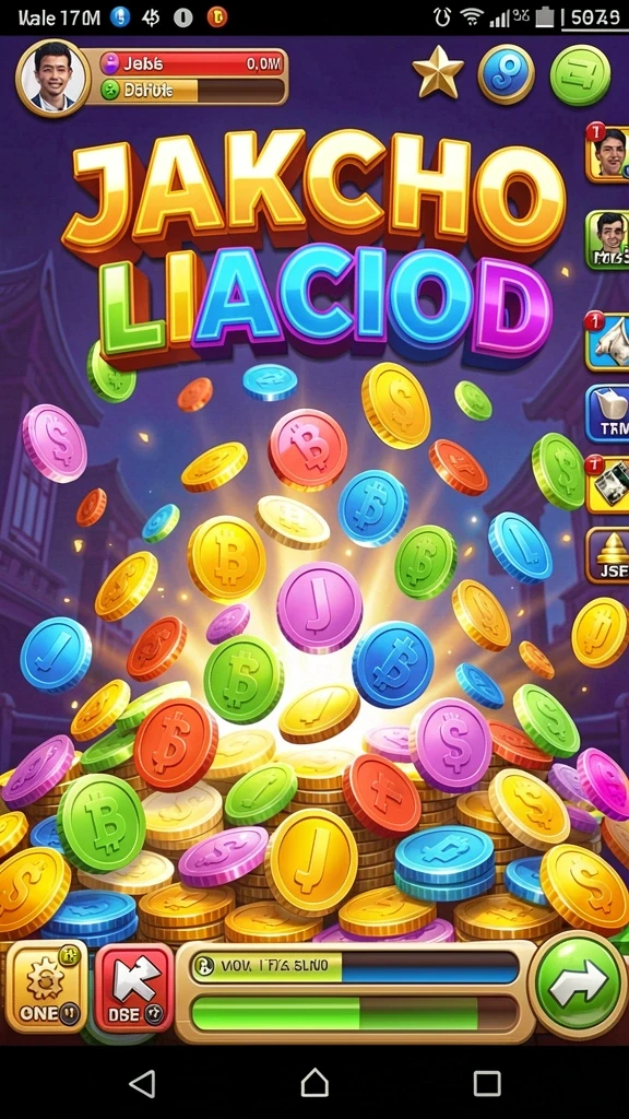 Gambaran level yang penuh warna dan detail.