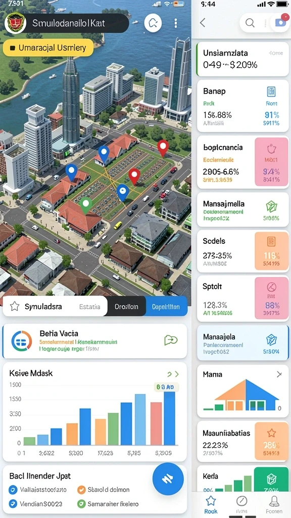 Tampilan antarmuka yang menarik dan user-friendly.