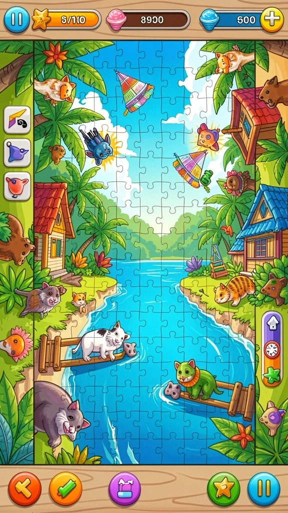 Tampilan utama aplikasi REJEKIGAMES yang menarik.