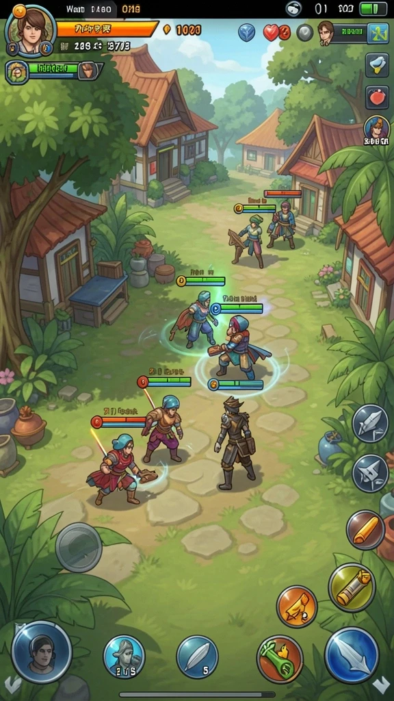 Screenshot menggambarkan tantangan level baru yang menarik.