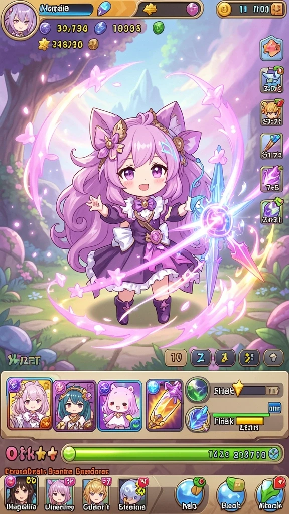 Berbagai karakter unik untuk dipilih.