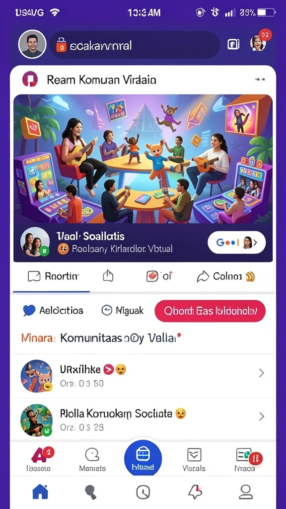 Beragam mode permainan yang seru.