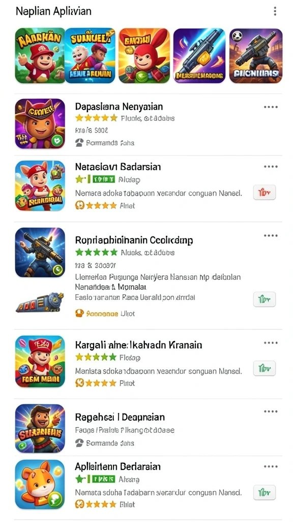 Karakter unik yang dapat kamu pilih dan sesuaikan.