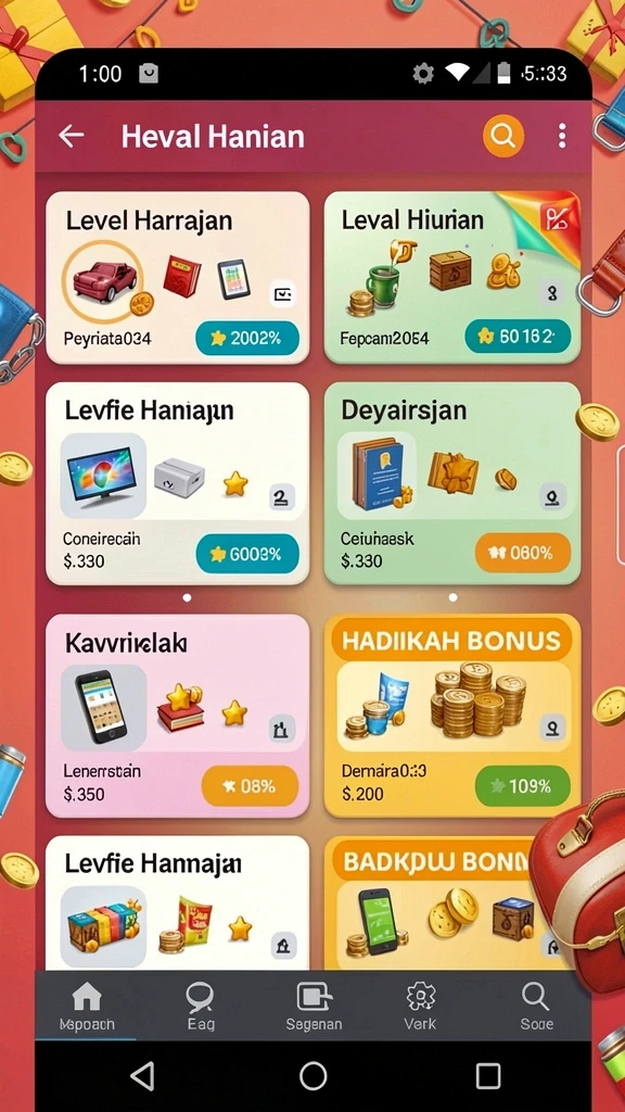 Tampilan awal yang menawan dan interaktif.