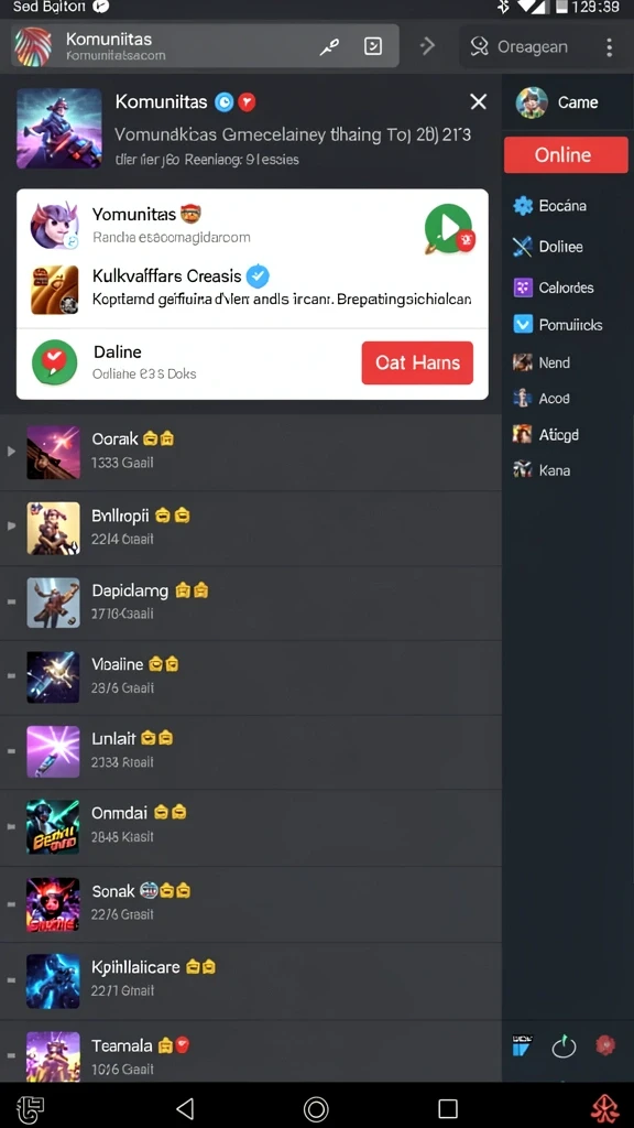 Tangkapan layar menunjukkan fitur leaderboard yang kompetitif.