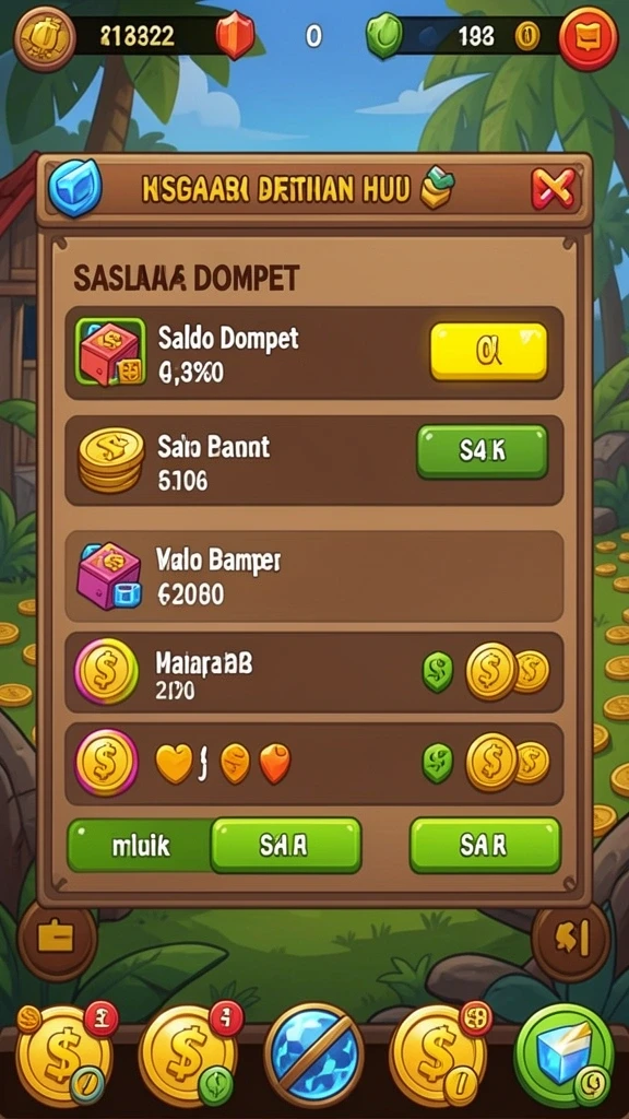 Tampilan antarmuka aplikasi yang sederhana namun menarik.