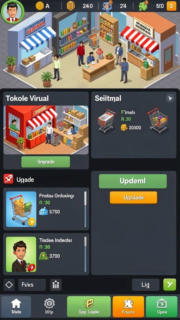 Screenshot menunjukkan suasana permainan yang mendebarkan.