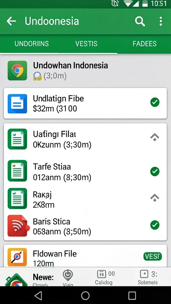 Screenshot 2 menampilkan berbagai pilihan permainan yang tersedia.