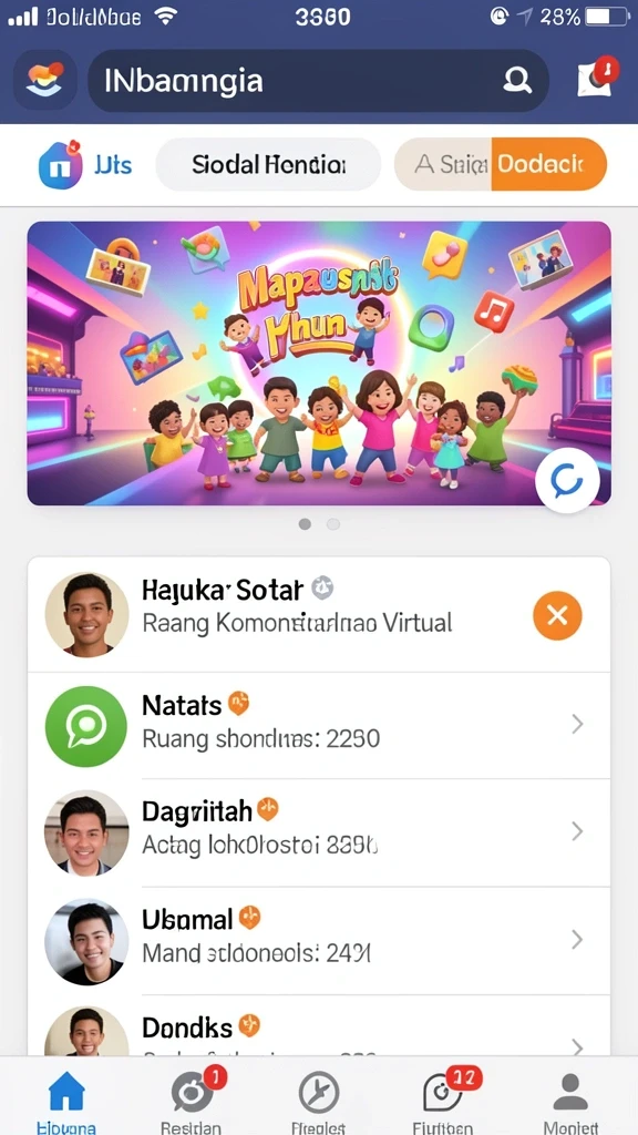 Tampilan level baru yang menantang dan seru.